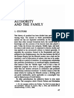 Max Horkheimer Authority and The Family