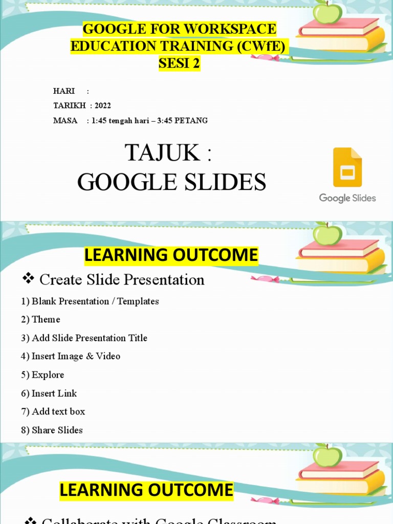 Google For Workspace Education Training (Cwfe) Sesi 2 | PDF