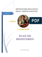 Plan de Monitoreo Dorotea