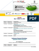 GCeMP 2k22 - Conference Schdeule and Track Schedule
