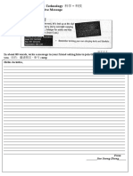 January Theme: Science & Technology 科学 + 科技 Part 1: Short Communicative Message