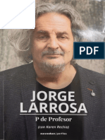 Larrosa (2018) P de Profesor. Experiencia