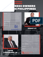 Business Owners in The Philippines: Henry Sy
