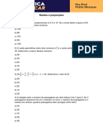 Razões e Proporções PDF
