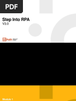 Step Into RPA