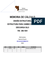 MC - Diseño Estructura Metálica para Descarga Silo