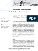Estilo(s) de Liderança de Diretores Escolares: Leadership Styles of School Principals
