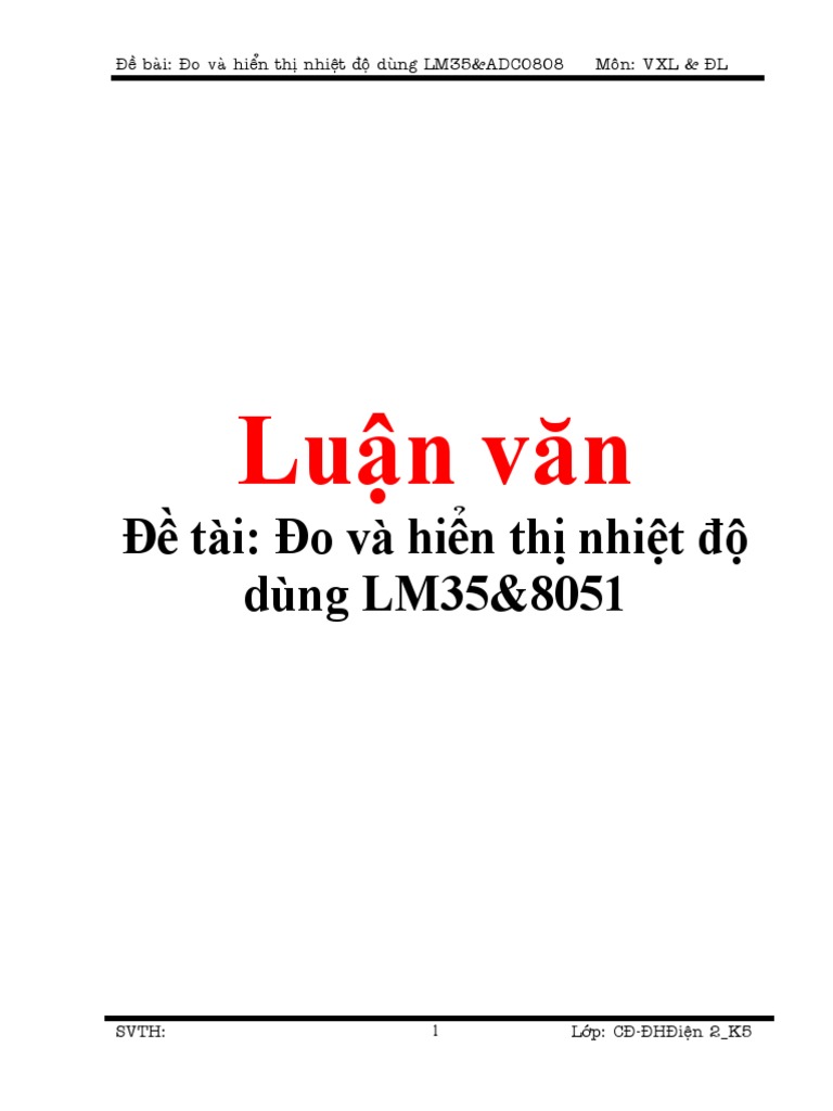 De tai do va hien thi nhiet do dung lm35 8051 pdf pdf