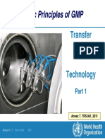 WHO Presentation - GMP Technology Transfer