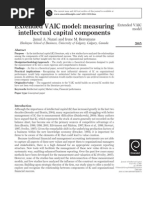 Extended VAIC Model: Measuring Intellectual Capital Components