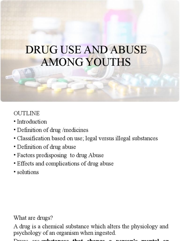 research on drug abuse among youth pdf