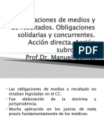 Obligaciones de Medios y de Resultados