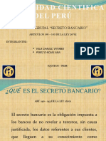 Expo. Inst. Financieras - Secreto Bancario