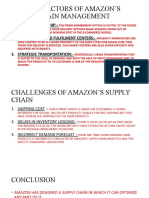 Success Factors of Amazon'S Supply Chain Management