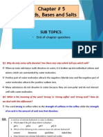 Acids Bases Salts End Chapter Questions