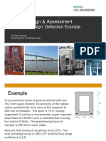 Bridge Design & Assessment: PSC SLS Design: Deflection Example