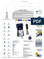 Vibrómetro PCE-VM 20