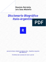 Diccionario Biográfico Italo-Argentino: Dionisio Petriella Sara Sosa Miatello