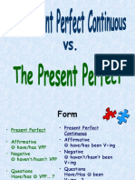 Forms and Practice for Present Perfect and Present Perfect Continuous