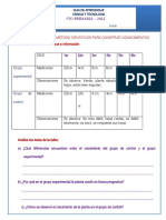 Guía aprendizaje ciencia y tecnología 5to primaria