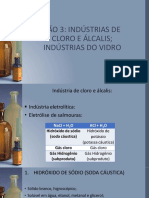 Indústrias de cloro e álcalis e vidro - Processos e aplicações