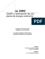 Proyecto OWC: Diseño de planta undimotriz