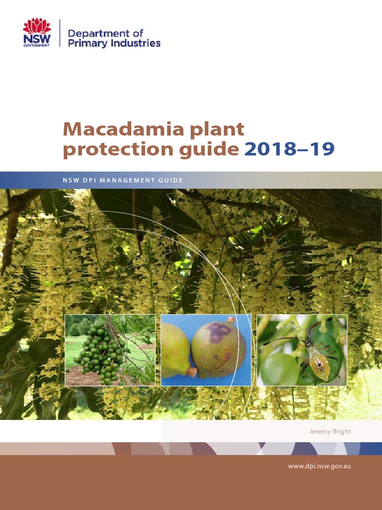 MacadamiaPlantProtectionGuide 20182019 PDF Pesticide