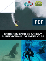 Manual Entrenamiento WATERMAN WOMAN Apnea y Sobrevivencia Grandes Olas 2018