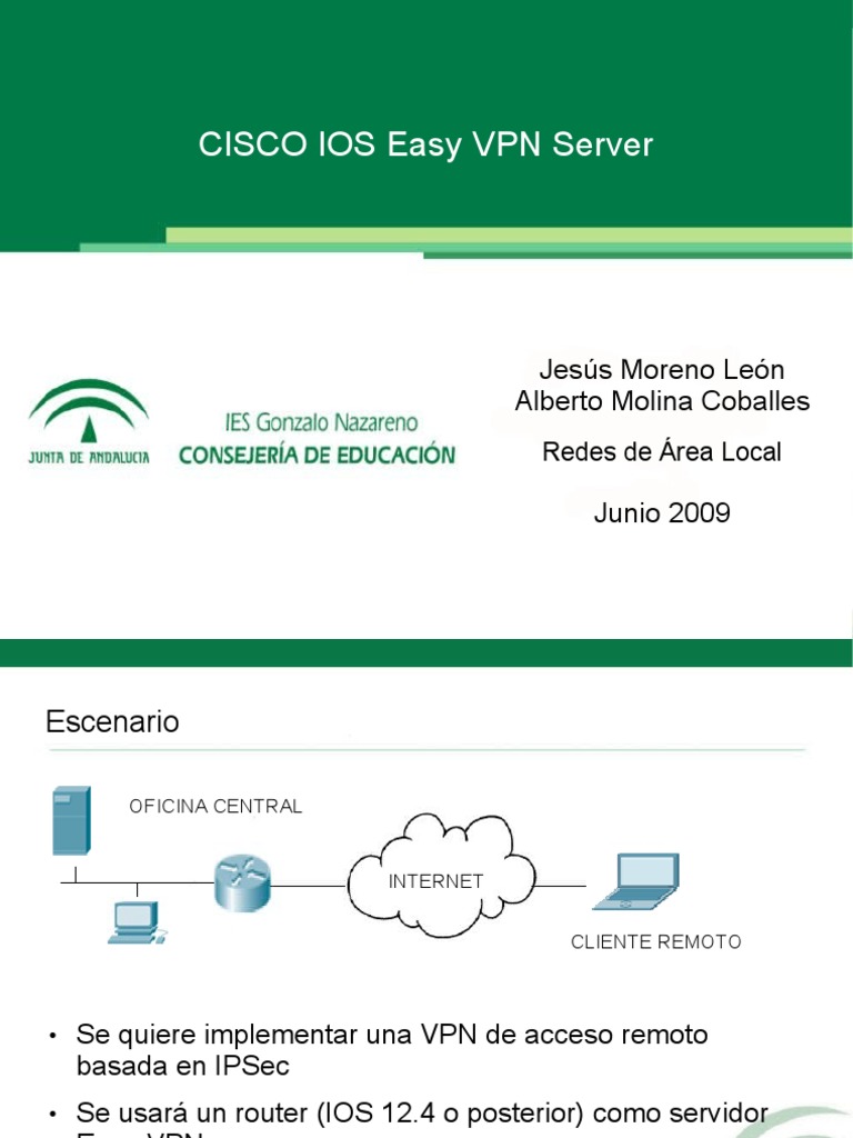 Cisco Ios Easy VPN Server Virtual Private Network Cryptography