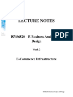 Lecture Notes: ISYS6520 - E-Business Analyze and Design