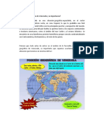 Posicion Geogfica de Venezuelar