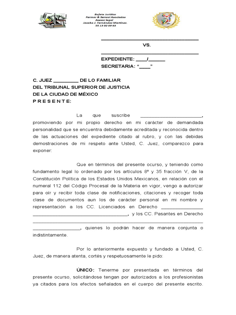 Autorización de Abogados y Pasantes | PDF