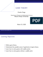 Game Theory or