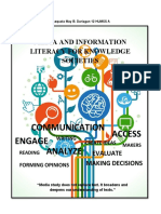 Analyze Engage Access Communication: Media and Information Literacy For Knowledge Societies