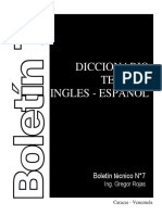 7. Diccionario Tecnico Ingles - Espanol