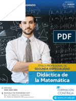 Didactica de La Matematica