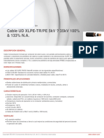 Cable UD XLPE-TR/PE 5kV ? 35kV 100% & 133% N.A.: Cables de Media y Alta Tensión