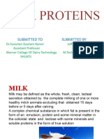 Assignment 2 Milk Proteins Jeffy Kuriakose Thomas 21mdt002 Mtech Dairy Technology