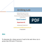 Determine Sand Content in Drilling Mud Under 74 Microns