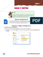 Crear y editar documentos en Google Docs