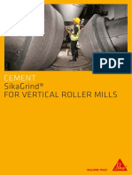 Cement: Sikagrind® For Vertical Roller Mills