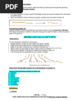 DTE Number System Conversions Numericals