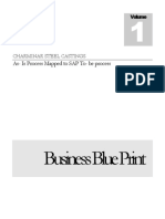 Business Blue Print: As-Is Process Mapped To SAP To - Be Process