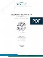 Structural Calculations for Aluminum Cable Guardrail System