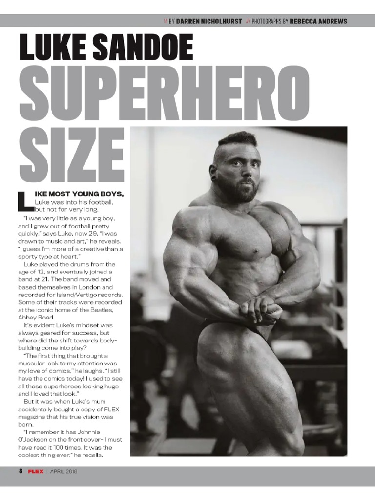 Luke Sandoe Superhero Size (+ Training Routine) | PDF