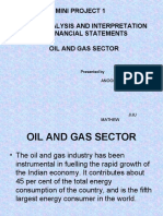 Mini Project 1 Ratio Analysis and Interpretation of Financial Statements Oil and Gas Sector
