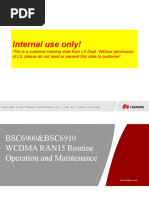 14-BSC6900 BSC6910 WCDMA RAN15 Routine Operation Maintenance ISSUE 1.00 (Don't Print PPT, Use It With Student Book)