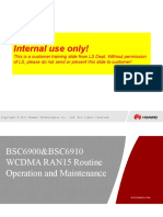 14-BSC6900 BSC6910 WCDMA RAN15 Routine Operation Maintenance ISSUE 1.00 (Don't Print PPT, Use It With Student Book)
