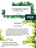 Veggie Oatmeal Cookies Feasibility Study