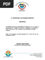 Formato de paz y salvo para retiro de empleados